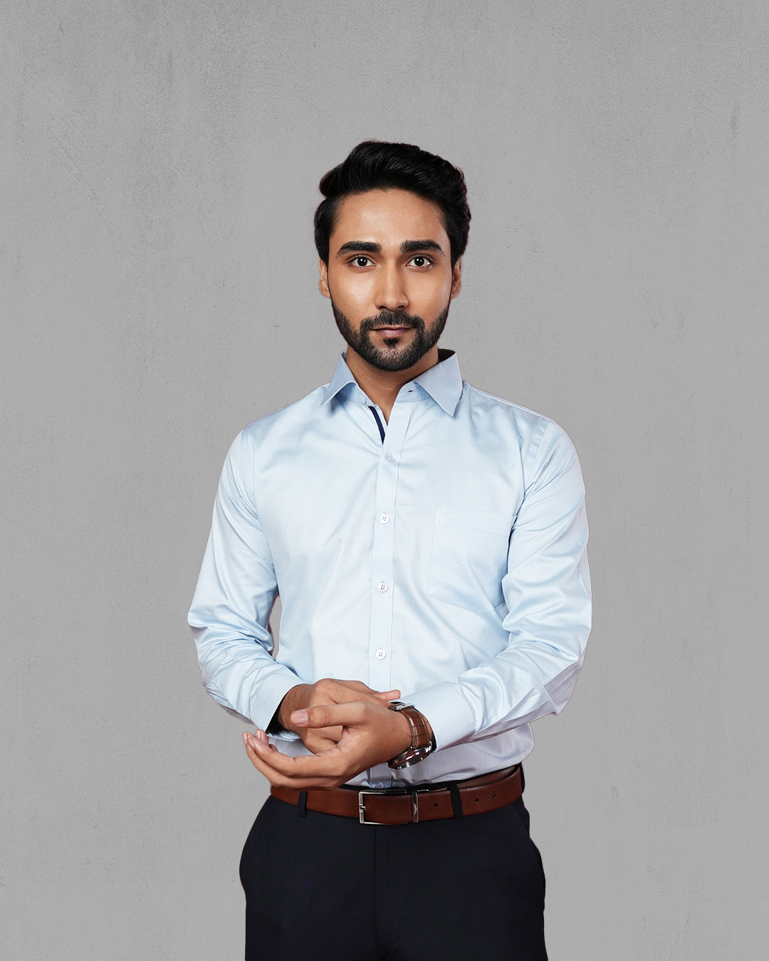 Avatar 100% Satin Cotton Shirt