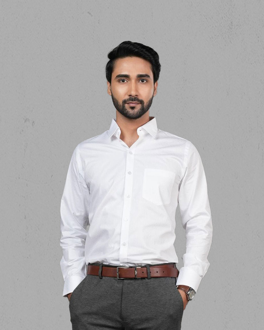 Luxury Cotton Satin Shirt